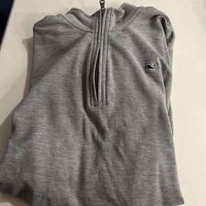 Vineyard Vines Gray 3 quarter zip